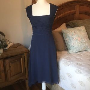 Donna Rocco Elegant Blue Cocktail Dress Size 8
